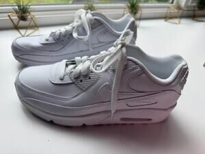 BRAND NEW Nike Air Max 90 LTR - Triple White (Size 6.5Y / Women’s 8)